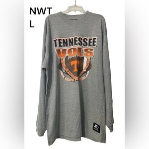NWT Starter Tennessee Vols Long-Sleeved Shirt Size Large (some flaws)